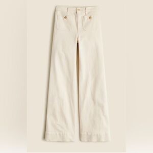J. Crew Sailor denim trouser in ecru